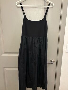 Classic Black Spaghetti Strap Dress